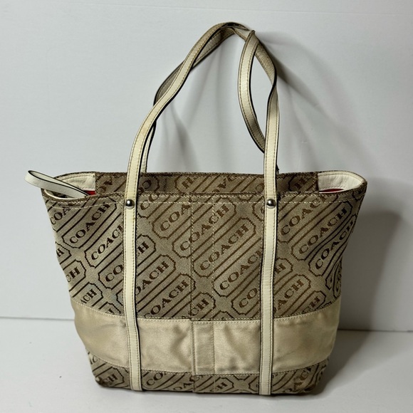 Coach Lozenge Tote Shoulder Bag - Picture 3 of 11